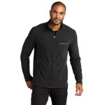 Port Authority® Accord Microfleece Jacket<br><br>MEDIUM<BR>Black • White imprint
