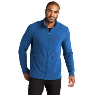 Port Authority® Accord Microfleece Jacket<br><br>XX-LARGE<BR>Royal • Red imprint